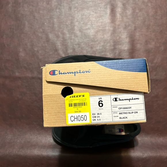 CHAMPION Metro Boys Black Slip-On Shoes - Picture 5 of 8